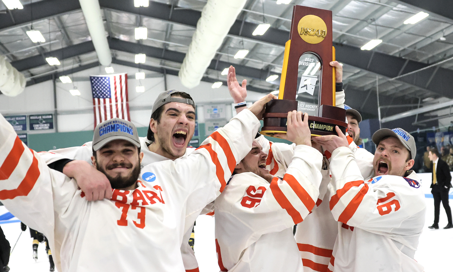 Hobart tops Adrian to win Division 3 men’s hockey title